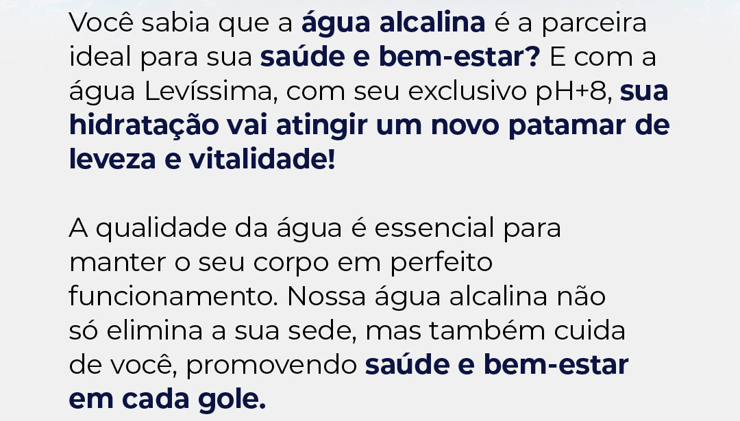 Água Levíssima